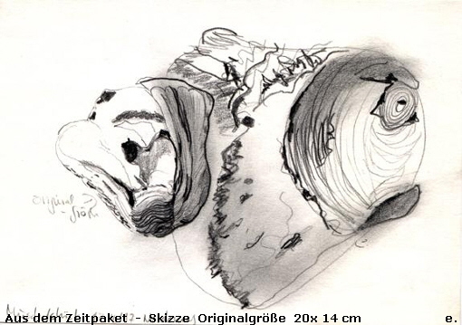 Aus dem Zeitpaket von e. - Skizze 3 Aus dem Zeitpaket von e. - Skizze 3