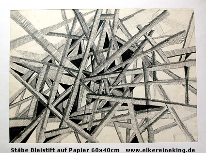 Stbe Bleistift auf Papier 60x40cm   www.elkereineking.de